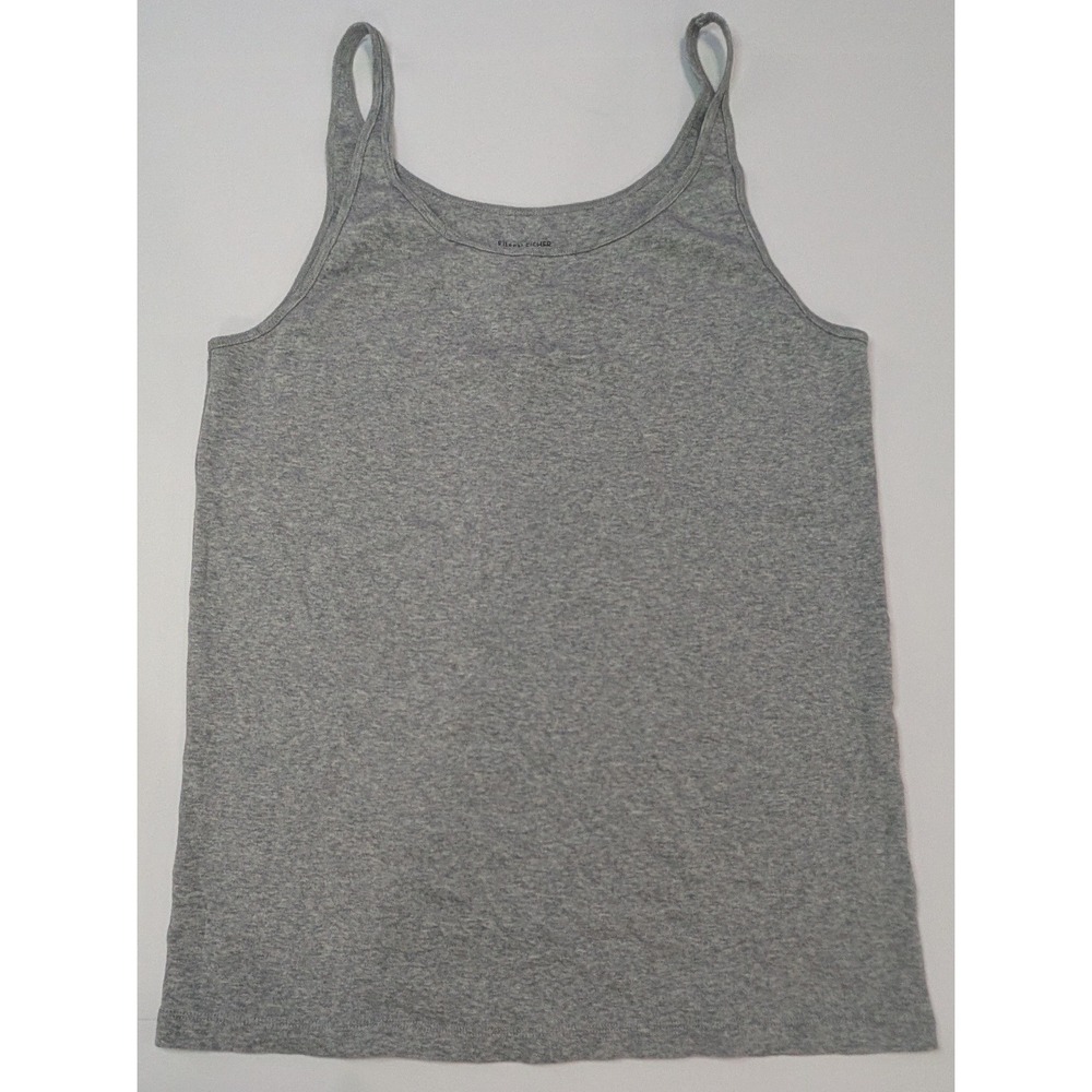 Eileen Fisher Tank Top Women XL Grey Excellent Heathered Scoop Neck Camisole